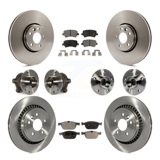 [Avant + Arrière] Kit d'ensemble roulement de roue et moyeu pour 2010-2015 Volvo XC60 AWD KBB-110443