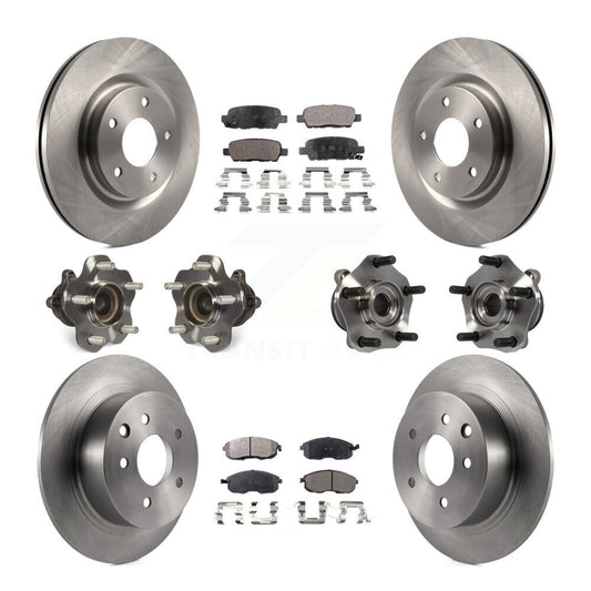 [Avant + Arrière] Kit d'ensemble roulement de roue et moyeu pour 2017-2019 Nissan Sentra Turbocharged KBB-110444