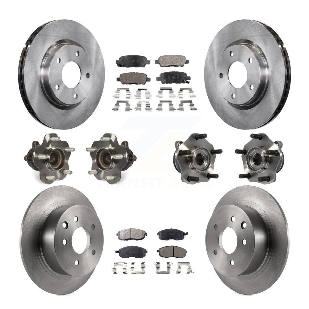 [Avant + Arrière] Kit d'ensemble roulement de roue et moyeu pour Nissan Sentra KBB-110445