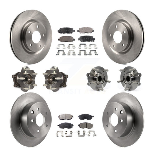 [Avant + Arrière] Kit d'ensemble roulement de roue et moyeu pour Nissan Juke KBB-110450