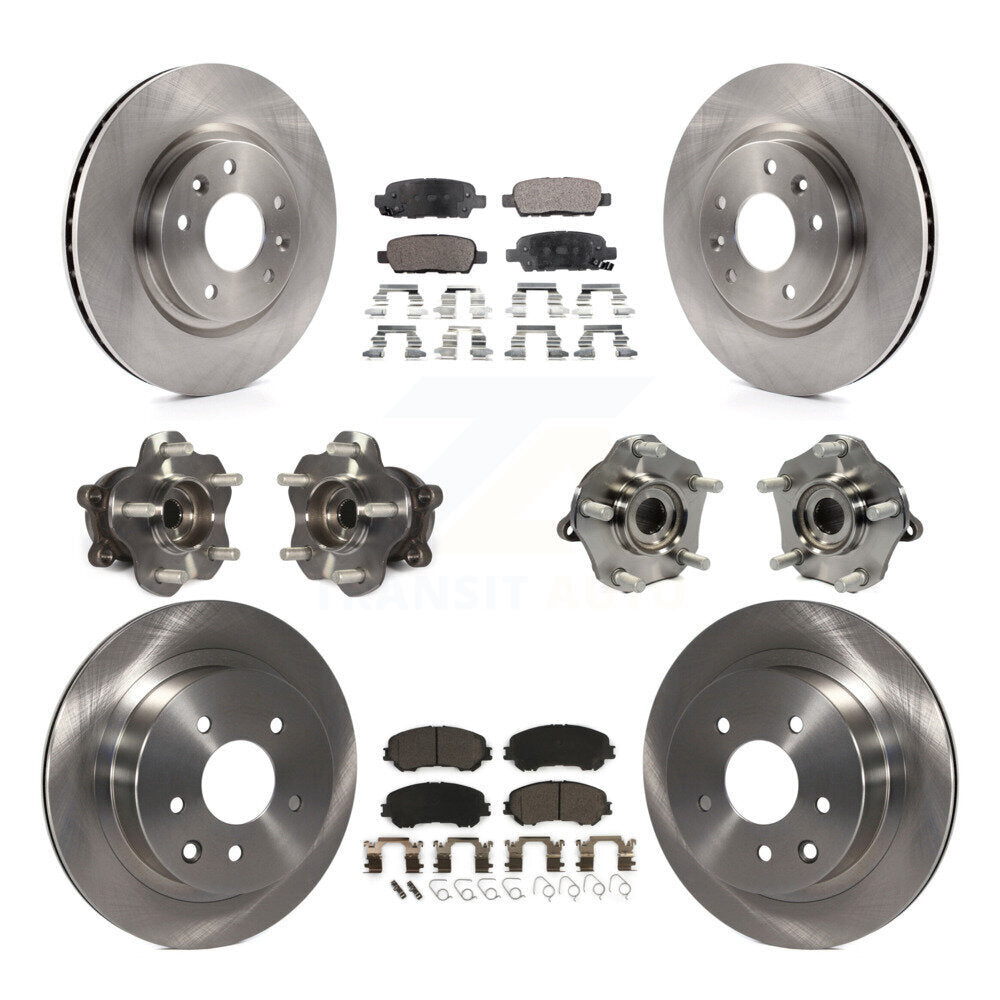 [Avant + Arrière] Kit d'ensemble roulement de roue et moyeu pour Nissan Rogue Sport Qashqai KBB-110451