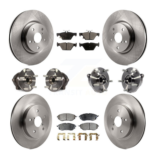 [Avant + Arrière] Kit d'ensemble roulement de roue et moyeu pour 2015-2019 Subaru Outback Legacy KBB-110453