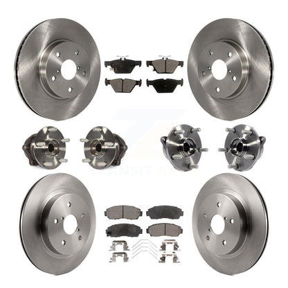 [Avant + Arrière] Kit d'ensemble roulement de roue et moyeu pour 2016-2019 Subaru Legacy 2.5L KBB-110455