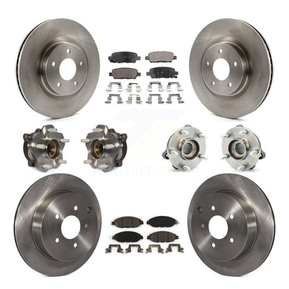 [Avant + Arrière] Kit d'ensemble roulement de roue et moyeu pour Nissan Pathfinder Murano INFINITI QX60 JX35 KBB-110457