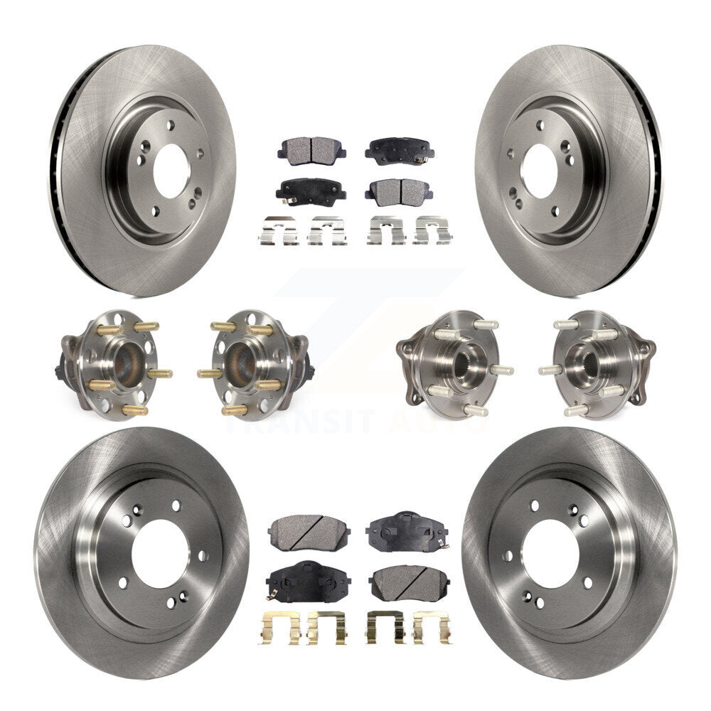 [Avant + Arrière] Kit d'ensemble roulement de roue et moyeu pour 2015 Hyundai Sonata GAS engine avec Electric Parking KBB-110464