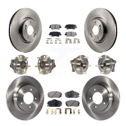 [Avant + Arrière] Kit d'ensemble roulement de roue et moyeu pour 2015 Hyundai Sonata GAS engine avec Electric Parking KBB-110464