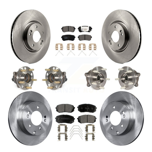 [Avant + Arrière] Kit d'ensemble roulement de roue et moyeu pour Kia Optima avec Manual Parking KBB-110466