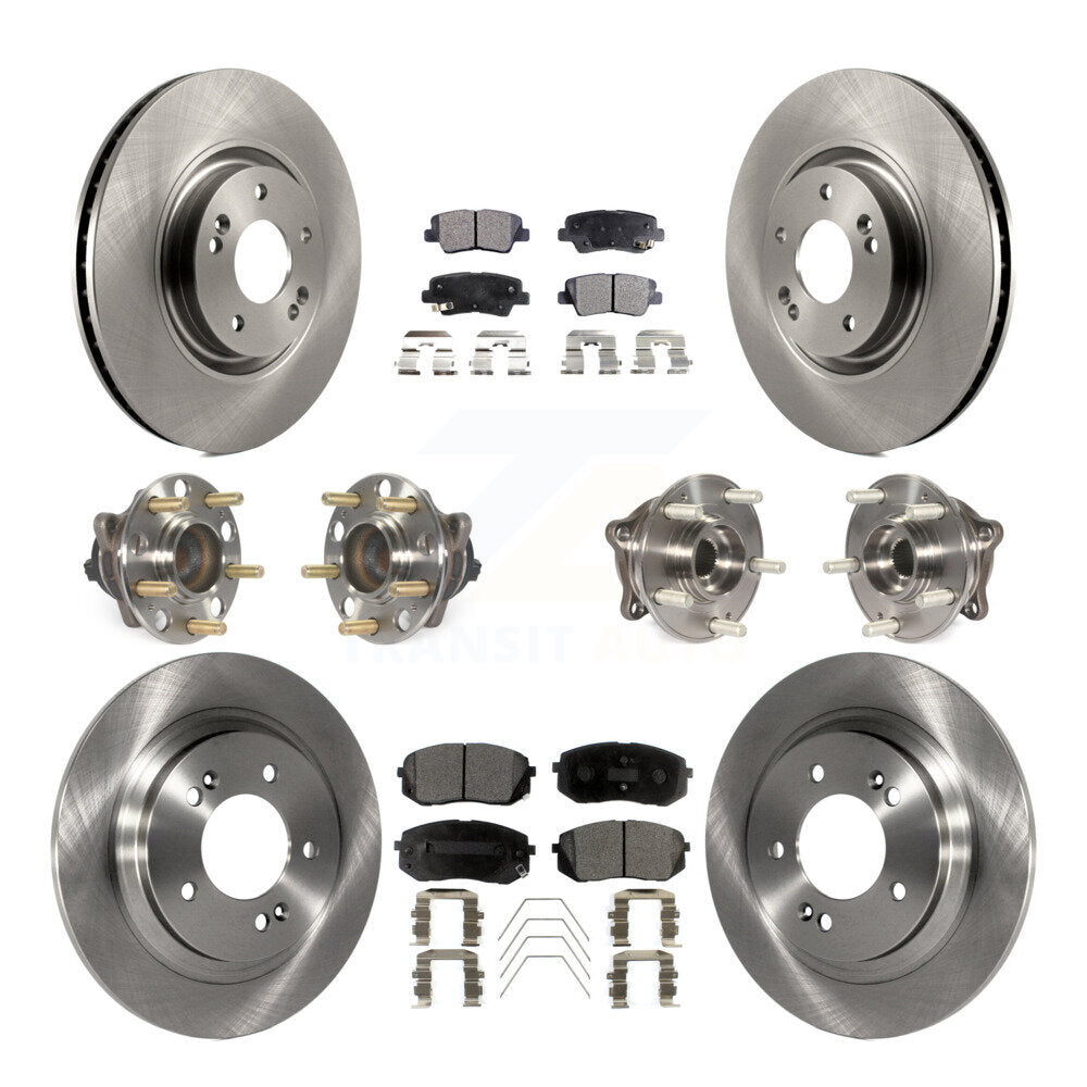 [Avant + Arrière] Kit d'ensemble roulement de roue et moyeu pour 2016 Hyundai Sonata GAS engine avec Electric Parking KBB-110467
