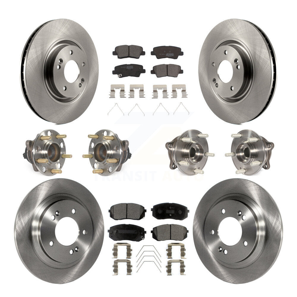 [Avant + Arrière] Kit d'ensemble roulement de roue et moyeu pour Kia Optima avec Electric Parking KBB-110468