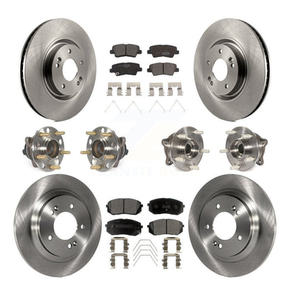 [Avant + Arrière] Kit d'ensemble roulement de roue et moyeu pour Kia Optima avec Electric Parking KBB-110468