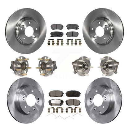 [Avant + Arrière] Kit d'ensemble roulement de roue et moyeu pour 2015-2016 Hyundai Sonata GAS engine avec Manual Parking KBB-110470