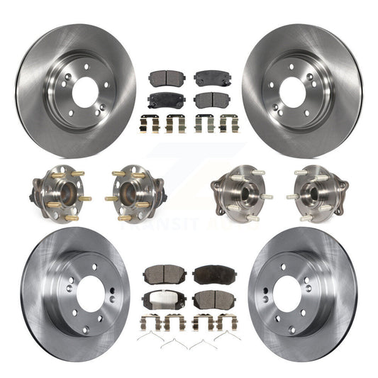 [Avant + Arrière] Kit d'ensemble roulement de roue et moyeu pour 2015-2016 Hyundai Sonata GAS engine avec Manual Parking KBB-110470