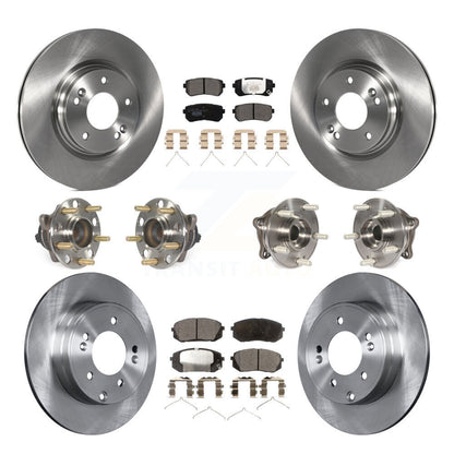 [Avant + Arrière] Kit d'ensemble roulement de roue et moyeu pour Kia Optima avec Manual Parking KBB-110471
