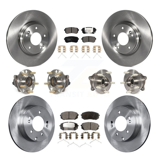 [Avant + Arrière] Kit d'ensemble roulement de roue et moyeu pour Kia Optima avec Manual Parking KBB-110471