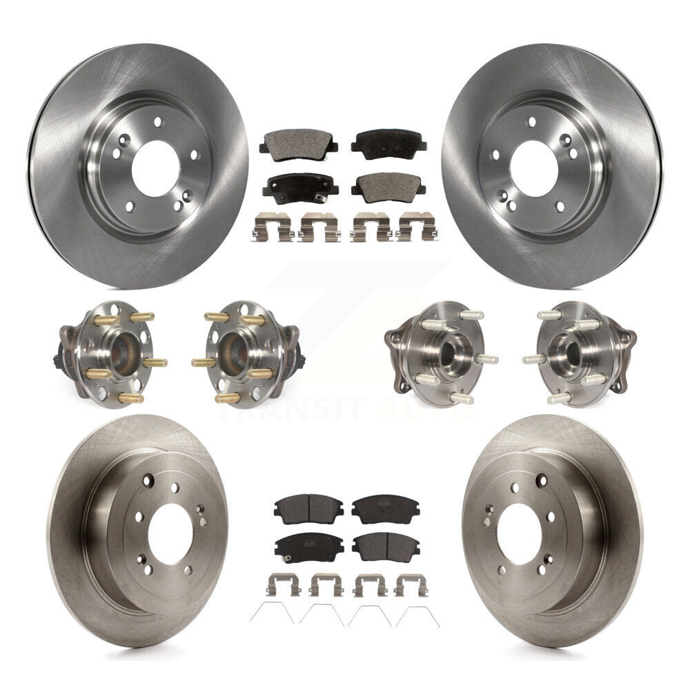 [Avant + Arrière] Kit d'ensemble roulement de roue et moyeu pour Hyundai Tucson Kia Sportage KBB-110474