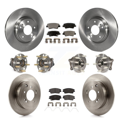 [Avant + Arrière] Kit d'ensemble roulement de roue et moyeu pour Hyundai Tucson Kia Sportage KBB-110474