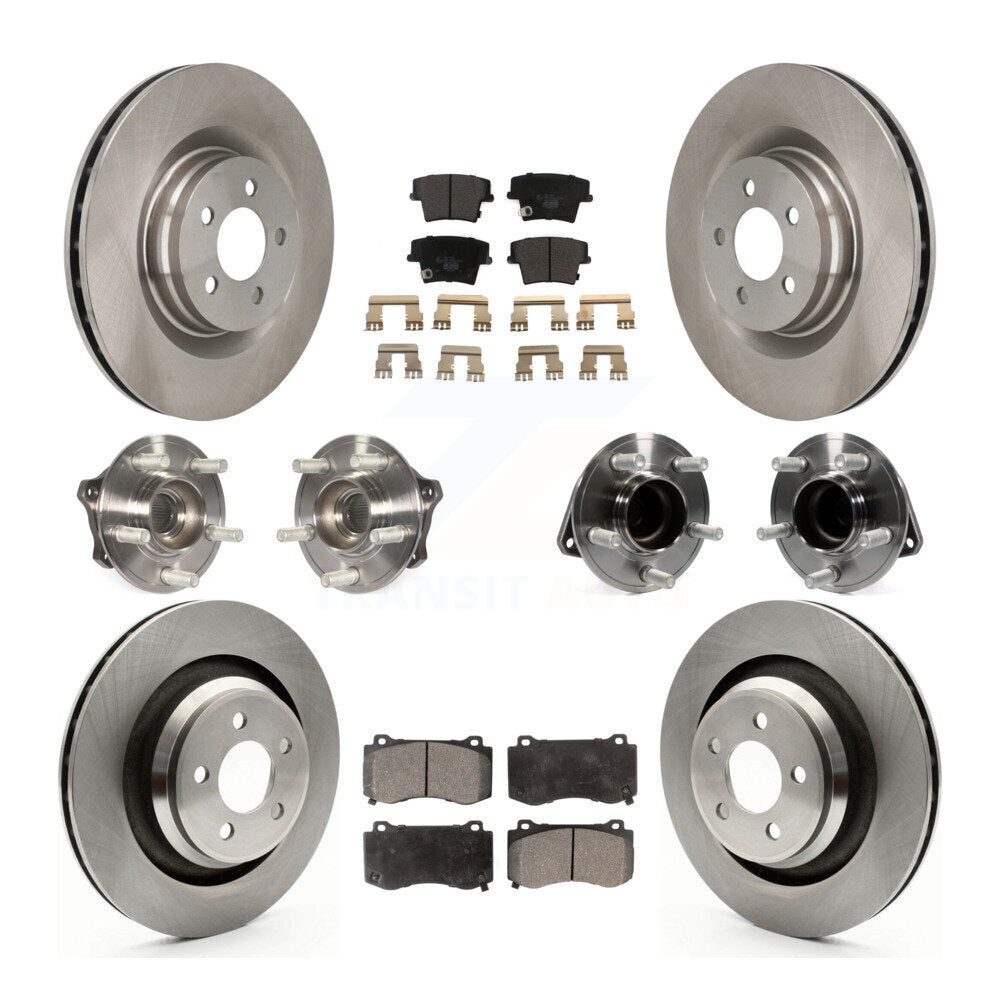 [Avant + Arrière] Kit d'ensemble roulement de roue et moyeu pour 2015 Dodge Charger R T Scat Pack avec RWD 6.4L KBB-110481