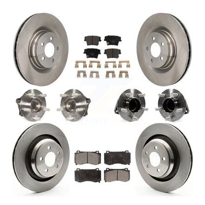 [Avant + Arrière] Kit d'ensemble roulement de roue et moyeu pour 2015 Dodge Charger R T Scat Pack avec RWD 6.4L KBB-110481