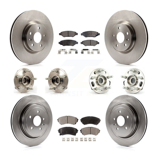[Avant + Arrière] Kit d'ensemble roulement de roue et moyeu pour Cadillac CTS avec Heavy Duty Brakes KBB-110488
