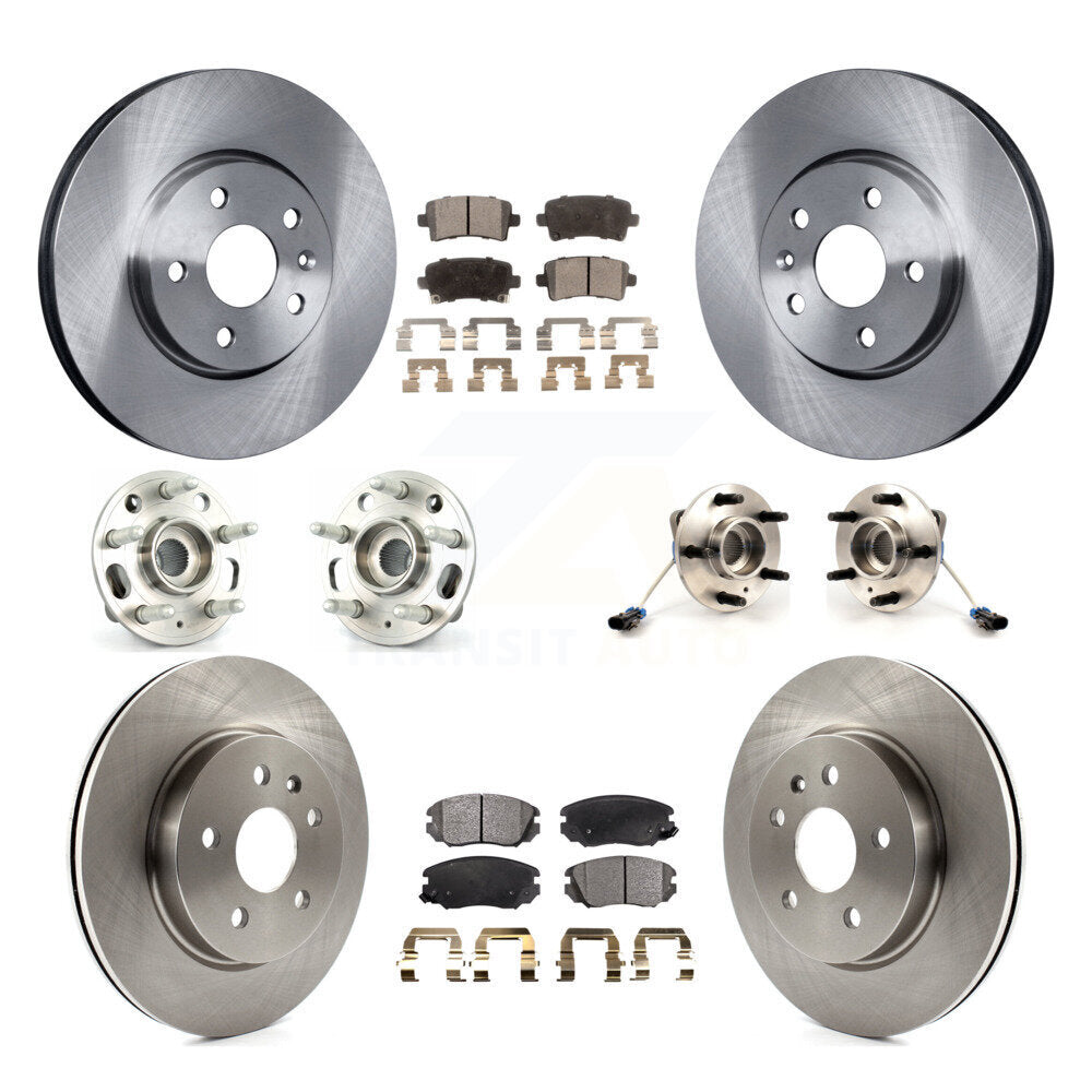 [Avant + Arrière] Kit d'ensemble roulement de roue et moyeu pour 2010 Buick Allure KBB-110490