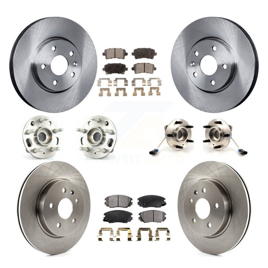 [Avant + Arrière] Kit d'ensemble roulement de roue et moyeu pour 2010 Buick Allure KBB-110490