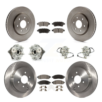 [Avant + Arrière] Kit d'ensemble roulement de roue et moyeu pour Nissan Pathfinder KBB-110491