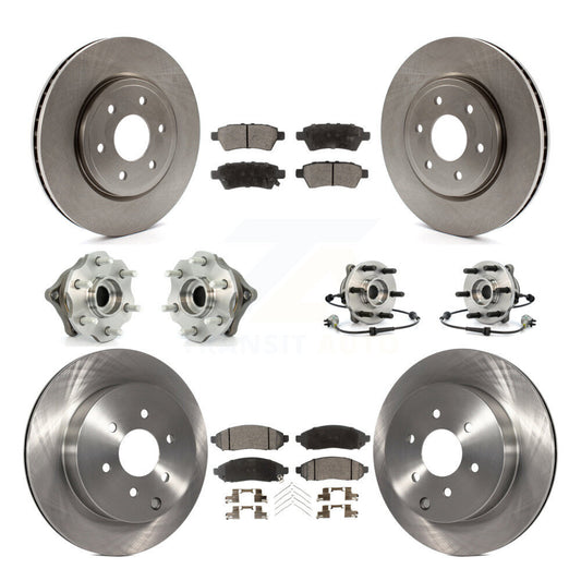 [Avant + Arrière] Kit d'ensemble roulement de roue et moyeu pour Nissan Pathfinder KBB-110493