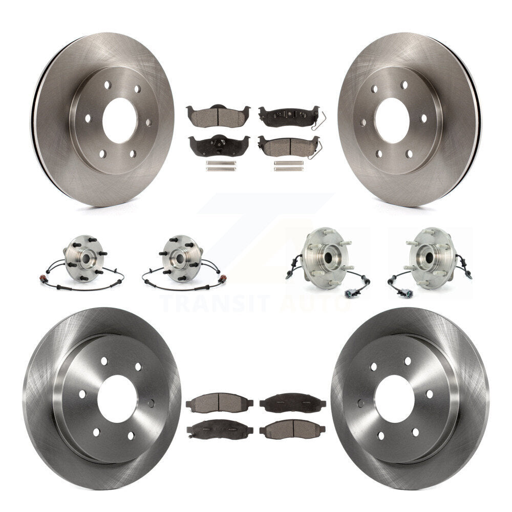 [Avant + Arrière] Kit d'ensemble roulement de roue et moyeu pour Nissan Pathfinder Armada INFINITI QX56 KBB-110497