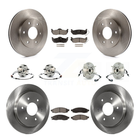 [Avant + Arrière] Kit d'ensemble roulement de roue et moyeu pour Nissan Pathfinder Armada INFINITI QX56 KBB-110497
