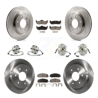 [Avant + Arrière] Kit d'ensemble roulement de roue et moyeu pour 2007 INFINITI QX56 From 04 07 KBB-110502