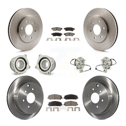 [Avant + Arrière] Kit d'ensemble roulement de roue et moyeu pour Suzuki Equator KBB-110506 par Transit Auto