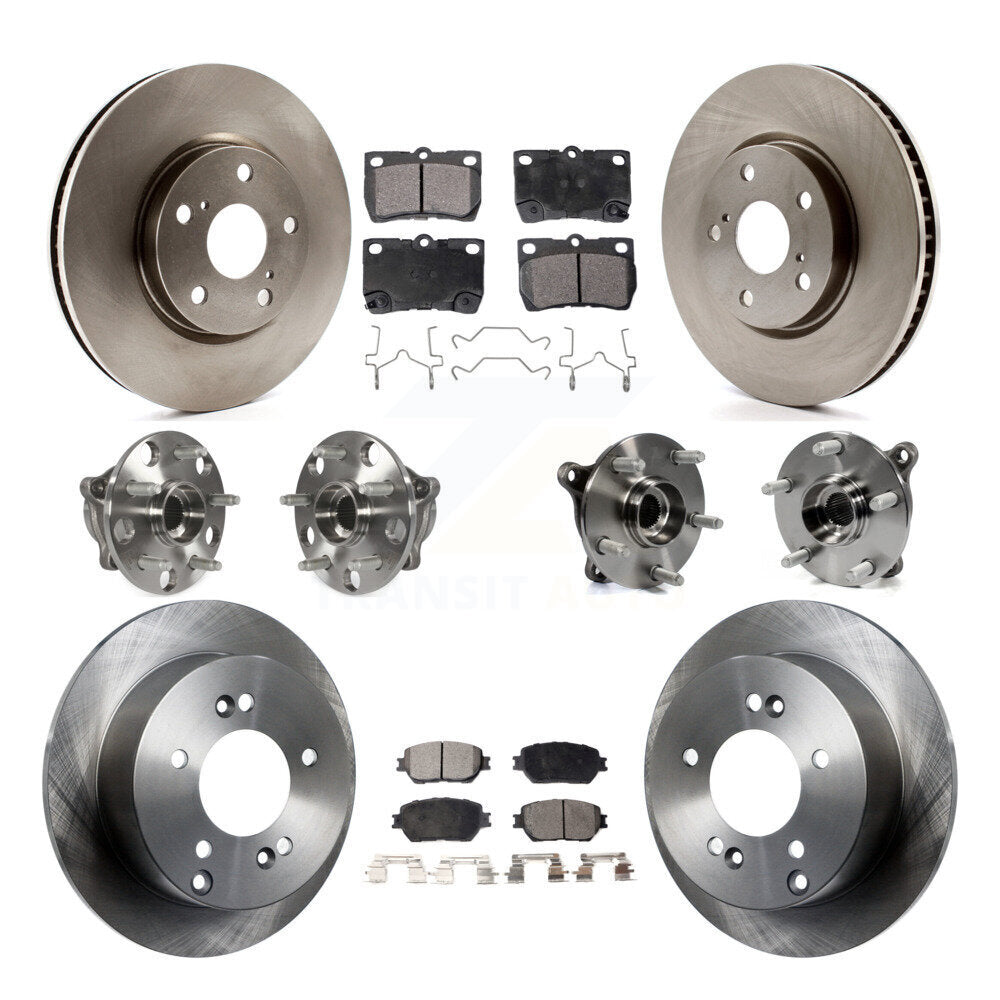 [Avant + Arrière] Kit d'ensemble roulement de roue et moyeu pour Lexus IS250 Vehicles Built USA Market KBB-110524