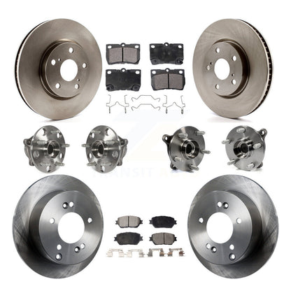 [Avant + Arrière] Kit d'ensemble roulement de roue et moyeu pour Lexus IS250 Vehicles Built USA Market KBB-110524