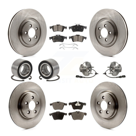 [Avant + Arrière] Kit d'ensemble roulement de roue et moyeu pour Jaguar XF XJ XK KBB-110537