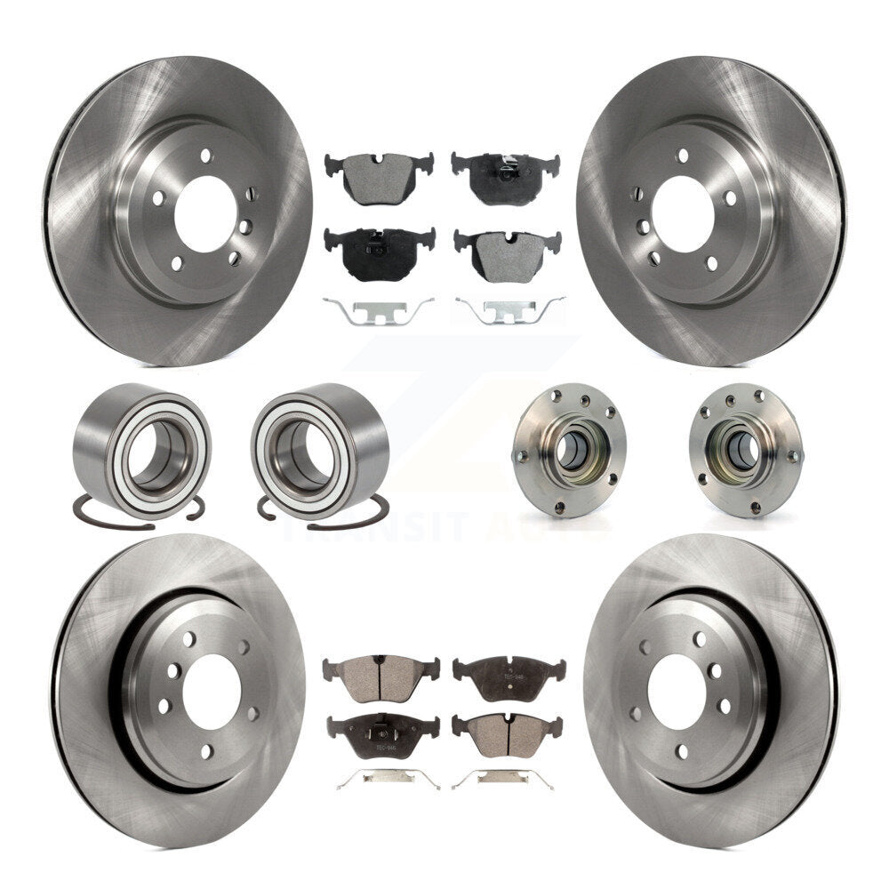 [Avant + Arrière] Kit d'ensemble roulement de roue et moyeu pour 2001-2005 BMW 330Ci 330i KBB-110538