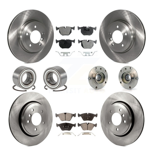 [Avant + Arrière] Kit d'ensemble roulement de roue et moyeu pour 2001-2005 BMW 330Ci 330i KBB-110538
