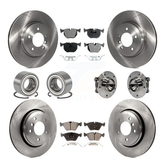 [Avant + Arrière] Kit d'ensemble roulement de roue et moyeu pour 2006 BMW 330Ci KBB-110539