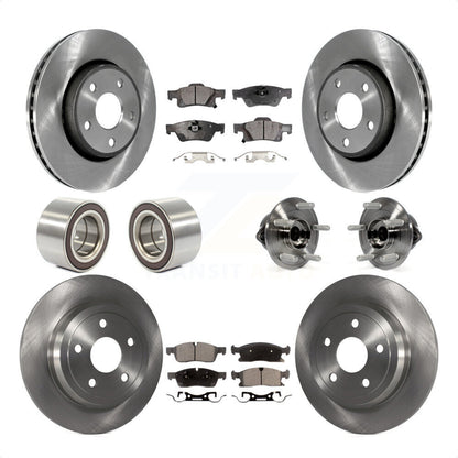 [Avant + Arrière] Kit d'ensemble roulement de roue et moyeu pour Dodge Durango KBB-110545 par Transit Auto