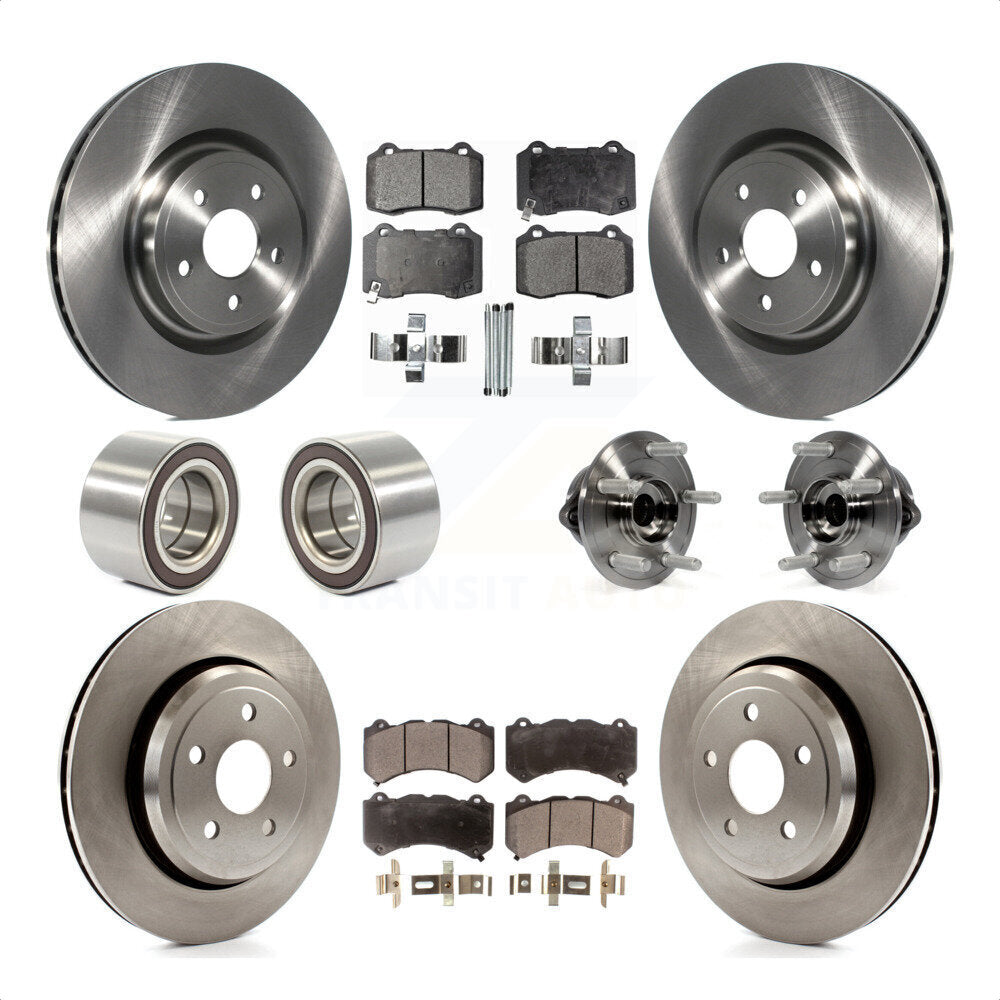 [Avant + Arrière] Kit d'ensemble roulement de roue et moyeu pour Jeep Grand Cherokee Dodge Durango KBB-110547 par Transit Auto