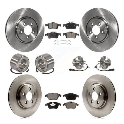 [Avant + Arrière] Kit d'ensemble roulement de roue et moyeu pour 2007-2008 Jaguar S-Type Base avec Naturally Aspirated avec 35.43" ABS Cord KBB-110549