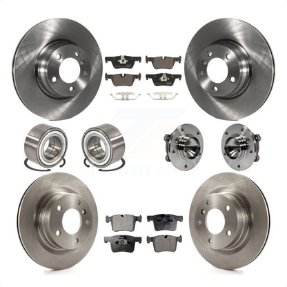 [Avant + Arrière] Kit d'ensemble roulement de roue et moyeu pour 2012 BMW 328i Convertible Wagon avec 2.0L sans Blue Painted Calipers KBB-110555 par Transit Auto
