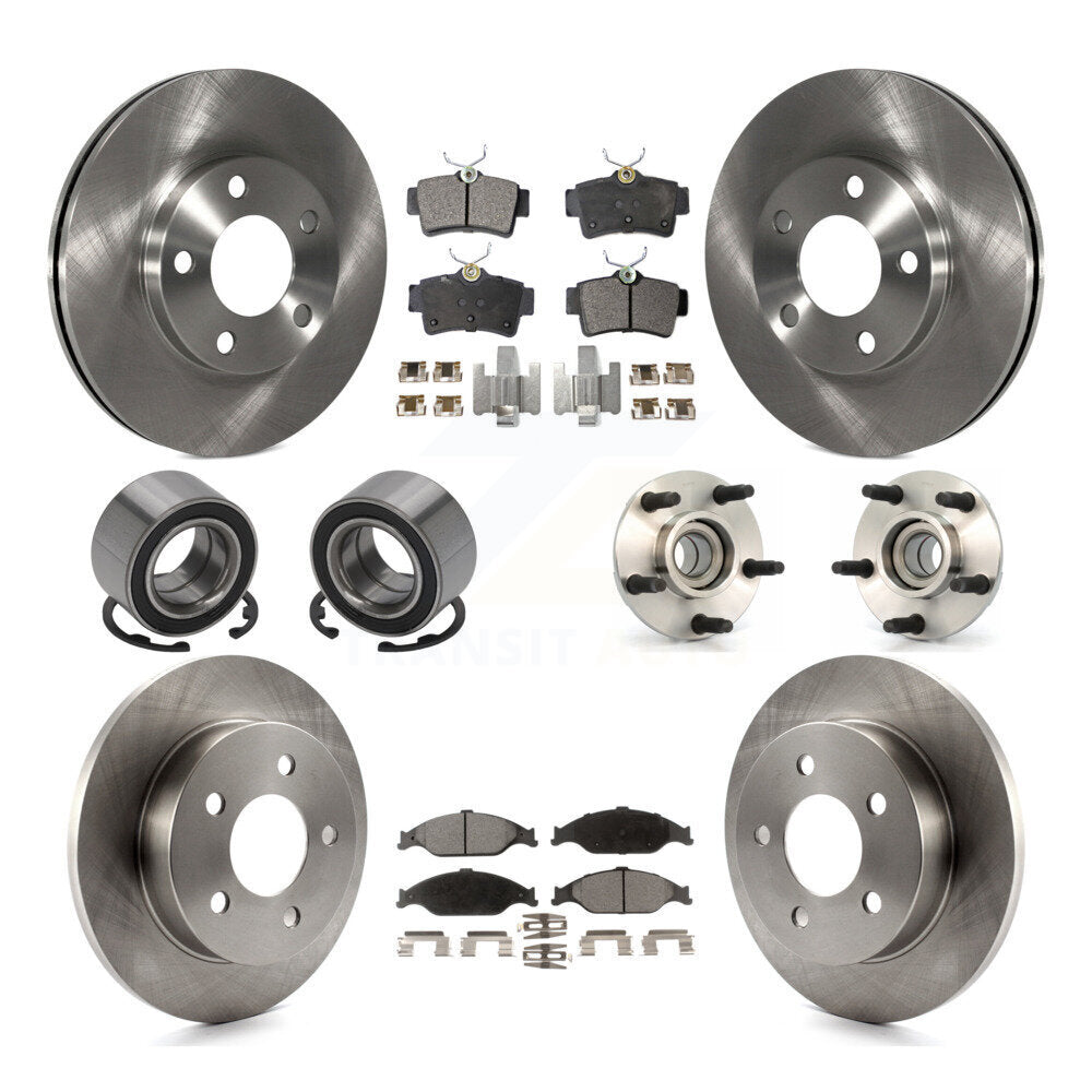 [Avant + Arrière] Kit d'ensemble roulement de roue et moyeu pour 2003 Ford Mustang SVT Cobra 10th Anniversary KBB-110557