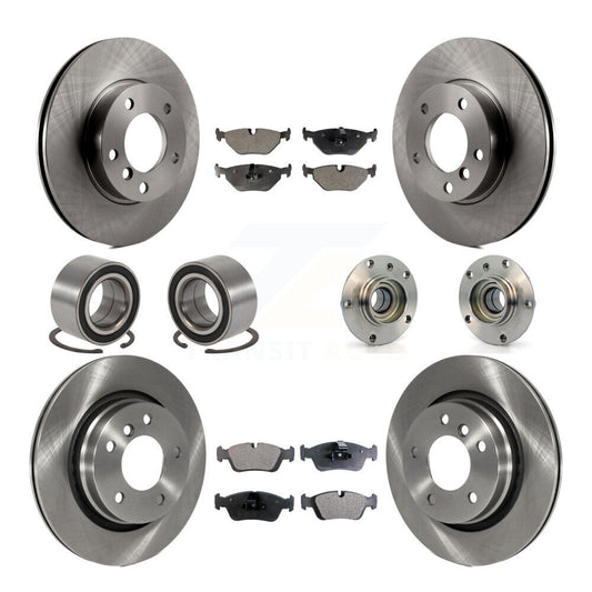 [Avant + Arrière] Kit d'ensemble roulement de roue et moyeu pour 1998 BMW 328i 328is avec 294mm Diameter Rotor KBB-110596