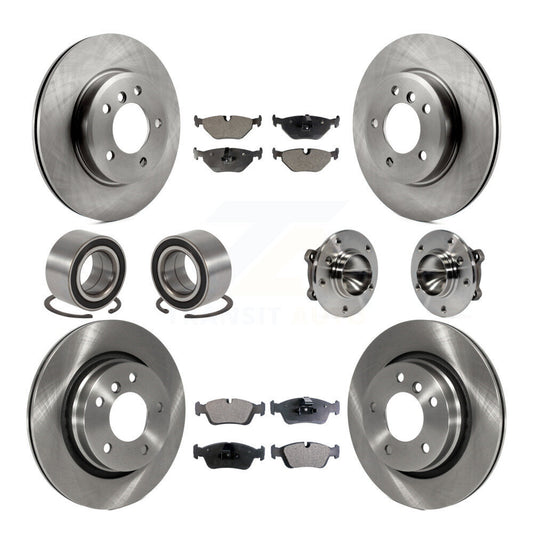 [Avant + Arrière] Kit d'ensemble roulement de roue et moyeu pour 2006 BMW 325Ci KBB-110599