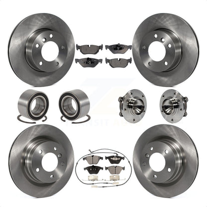 [Avant + Arrière] Kit d'ensemble roulement de roue et moyeu pour 2007 BMW 323i avec 312mm Diameter Rotor KBB-110603 par Transit Auto