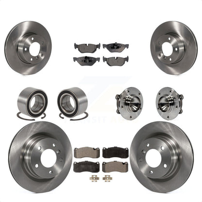 [Avant + Arrière] Kit d'ensemble roulement de roue et moyeu pour 2012 BMW 328i Coupe avec 3.0L avec 340mm Diameter Rotor KBB-110604 par Transit Auto