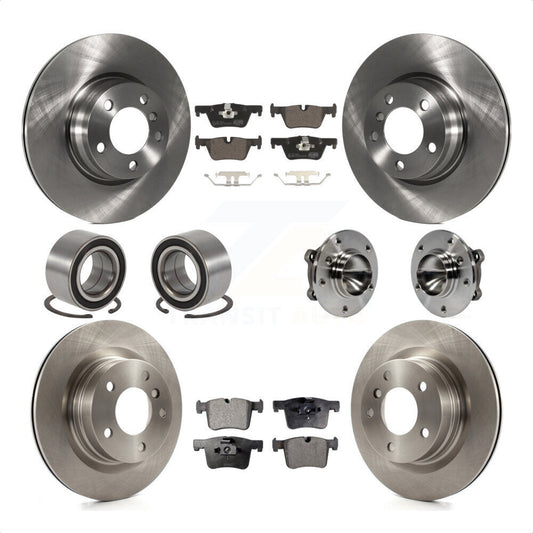 [Avant + Arrière] Kit d'ensemble roulement de roue et moyeu pour 2012 BMW 328i Coupe avec 2.0L sans Blue Painted Calipers KBB-110606 par Transit Auto