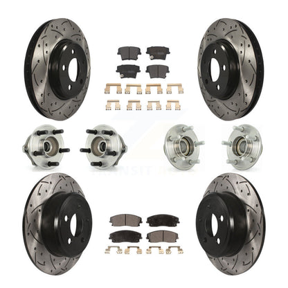 [Avant + Arrière] Kit d'ensemble roulement de roue et moyeu pour Chrysler 300 Dodge Charger Magnum KBB-110746
