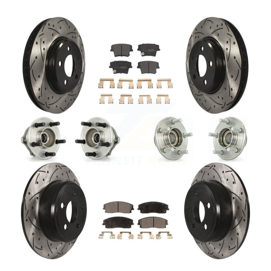 [Avant + Arrière] Kit d'ensemble roulement de roue et moyeu pour Chrysler 300 Dodge Charger Magnum KBB-110746