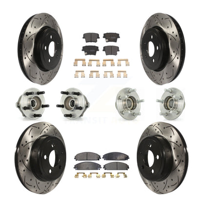 [Avant + Arrière] Kit d'ensemble roulement de roue et moyeu pour Chrysler 300 Dodge Charger Magnum KBB-110747